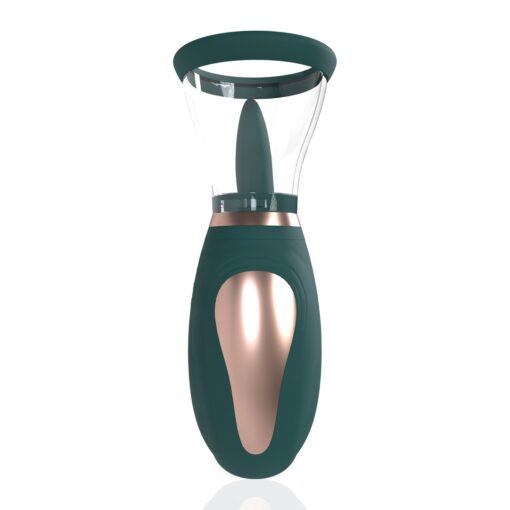 BOMBA RECARREGÁVEL PARA VULVA E SEIOS ENHANCE FOREST GREEN PUMPED - Image 4