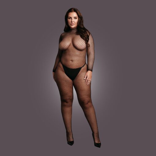 CATSUIT DE REDE TAMANHO QUEEN PRETO LE DÉSIR - Image 5