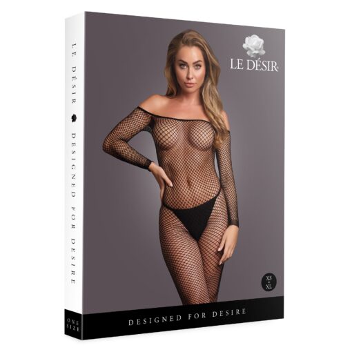 CATSUIT DE REDE PRETO LE DÉSIR - Image 2