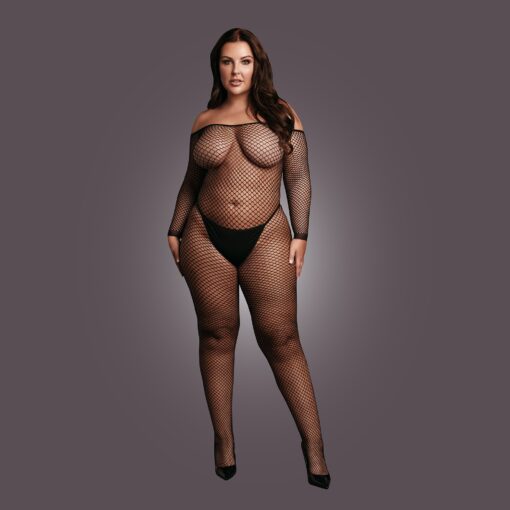 CATSUIT DE REDE PRETO TAMANHO QUEEN LE DÉSIR - Image 5