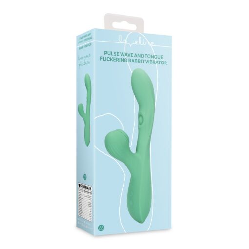 VIBRADOR RABBIT PULSE WAVE AND TONGUE FLICKERING BLUE GRASS LOVELINE - Image 2