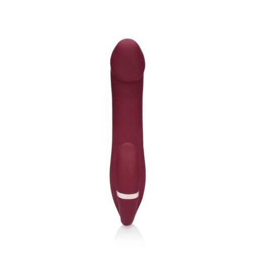 STRAP-ON SEM ARNÊS COM VIBRAÇÃO MERLOT GRAPE LOVELINE - Image 5