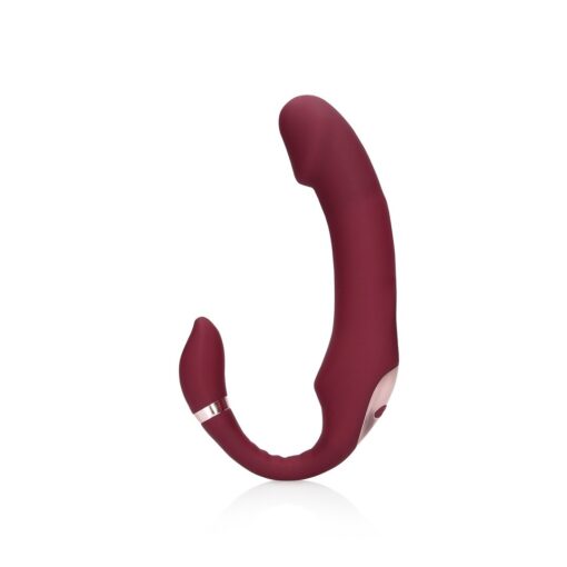 STRAP-ON SEM ARNÊS COM VIBRAÇÃO MERLOT GRAPE LOVELINE - Image 6