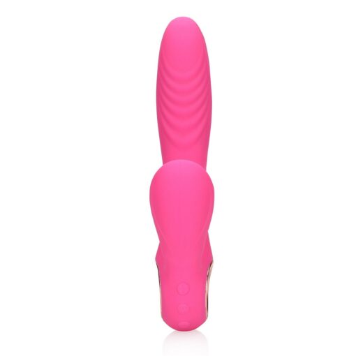 VIBRADOR RABBIT COM LAMBIDA E AQUECIMENTO EXUBERANT PINK LOVELINE - Image 5