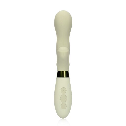 VIBRADOR RABBIT DE SILICONE MISTY GREEN LOVELINE - Image 5