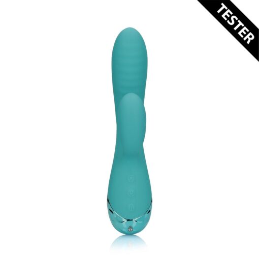 TESTER VIBRADOR COELHO INSUFLÁVEL PEACOCK BLUE LOVELINE - Image 2