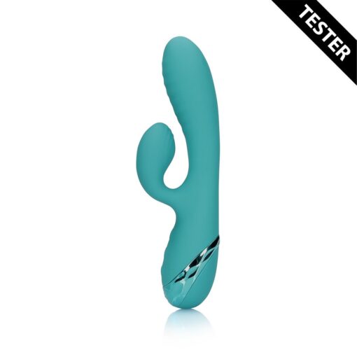 TESTER VIBRADOR COELHO INSUFLÁVEL PEACOCK BLUE LOVELINE - Image 3