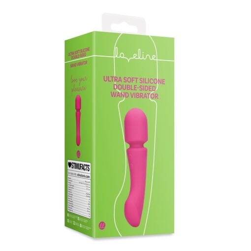 VARINHA MASSAJADORA ULTRA SOFT SILICONE DOUBLE-SIDED PRESTONE PINK LOVELINE - Image 2
