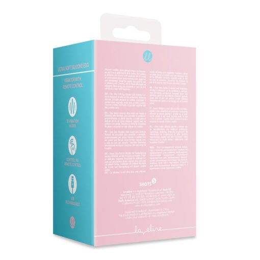 OVO VIBRATÓRIO COM COMANDO ULTRA SOFT SILICONE PINK ARABESQUE LOVELINE - Image 3