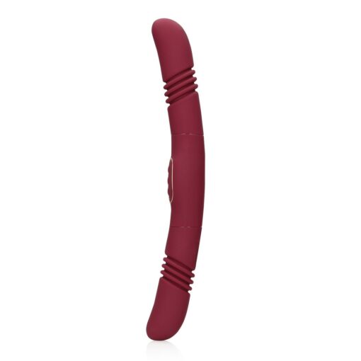 VIBRADOR DOUBLE-SIDED THRUSTING MERLOT GRAPE LOVELINE - Image 6
