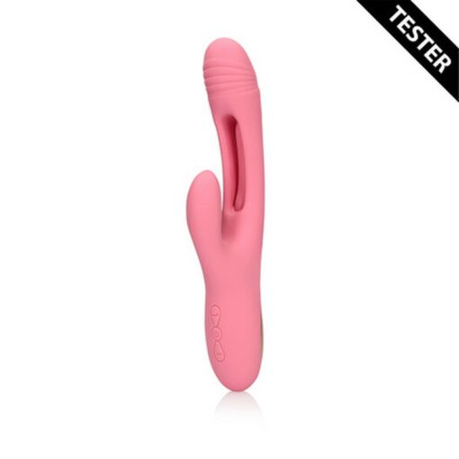 TESTER VIBRADOR FLAPPING G-SPOT RABBIT PINK ARABESQUE LOVELINE