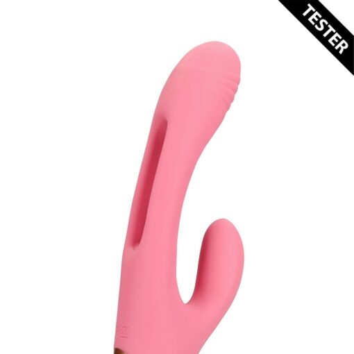 TESTER VIBRADOR FLAPPING G-SPOT RABBIT PINK ARABESQUE LOVELINE - Image 5