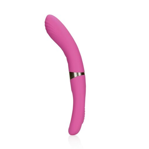 VIBRADOR DOUBLE-SIDED FLAPPING AND G-SPOT EXUBERANT PINK LOVELINE - Image 6