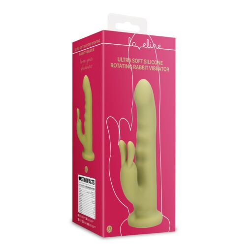 VIBRADOR RABBIT ULTRA SOFT SILICONE ROTATING SPRING SAGE LOVELINE - Image 2