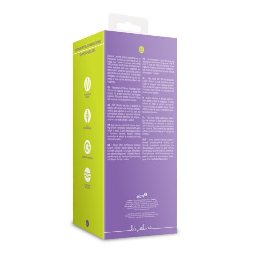 VIBRADOR ULTRA SOFT SILICONE ROTATING G-SPOT LAVENDER SPECTACLE LOVELINE - Image 3