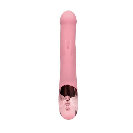VIBRADOR RABBIT COM ROTAÇÃO DE PÉROLAS PINK ARABESQUE LOVELINE - Image 5
