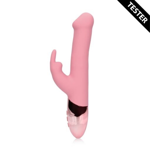 TESTER VIBRADOR RABBIT COM ROTAÇÃO DE PÉROLAS PINK ARABESQUE LOVELINE - Image 3