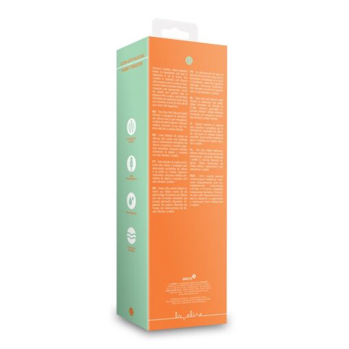 VIBRADOR RABBIT ULTRA SOFT SILICONE RABBIT CERAMIC PEACH LOVELINE - Image 3