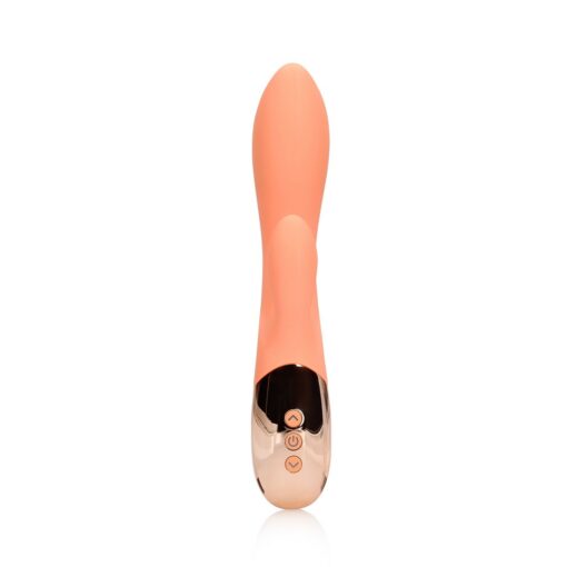 VIBRADOR RABBIT ULTRA SOFT SILICONE RABBIT CERAMIC PEACH LOVELINE - Image 5