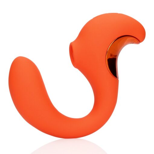VIBRADOR G-SPOT VIBRATOR WITH CLITORAL PULSE WAVE UNTAMED ORANGE LOVELINE - Image 6
