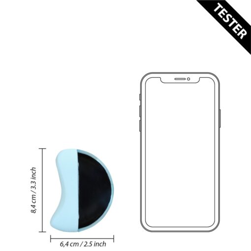 TESTER ESTIMULADOR PULSE WAVE CLITORIS VIBRATOR ARCTIC BLUE LOVELINE - Image 5