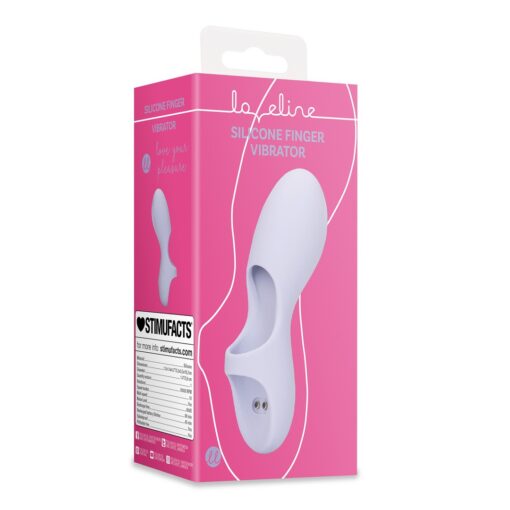 ESTIMULADOR SILICONE FINGER VIBRATOR LAVENDER LOVELINE - Image 2