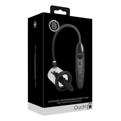 BOMBA ANAL AUTOMATIC RECHARGEABLE ROSING PUMP PRETA OUCH! - Image 2