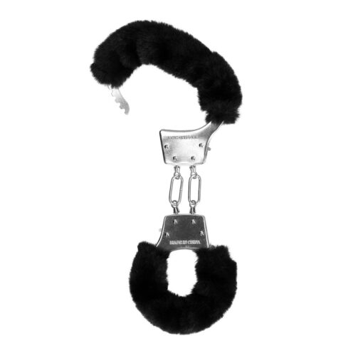 ALGEMAS COM PELÚCIA FURRY METAL PRETO OUCH! - Image 5