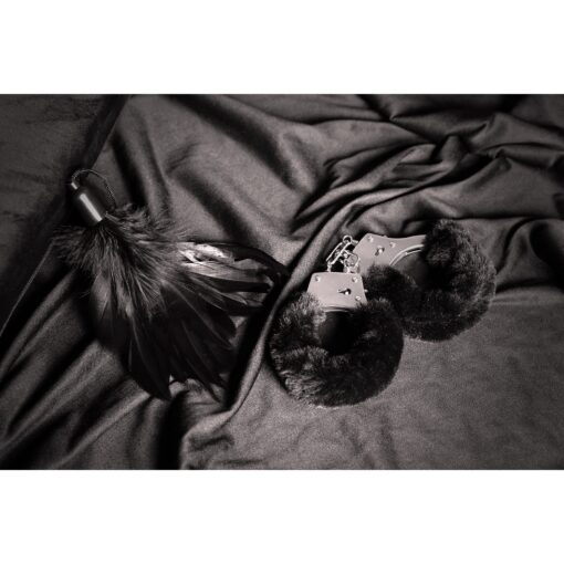 ALGEMAS COM PELÚCIA FURRY METAL PRETO OUCH! - Image 6