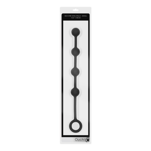 BOLAS ANAIS EM SILICONE SMALL OUCH! PRETAS - Image 2