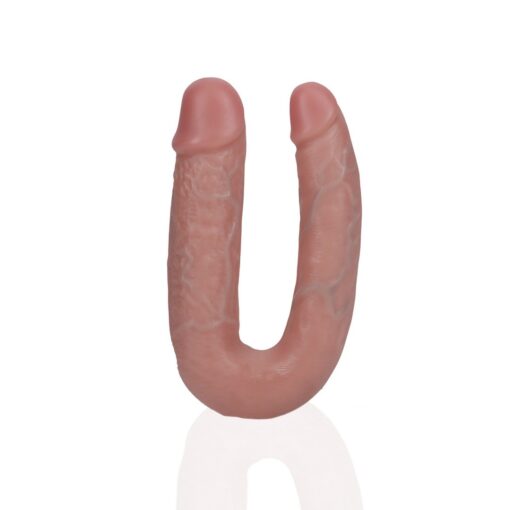 DILDO DUPLO U SHAPED DOUBLE DILDO 5 / 12,7 CM REALROCK - Image 4