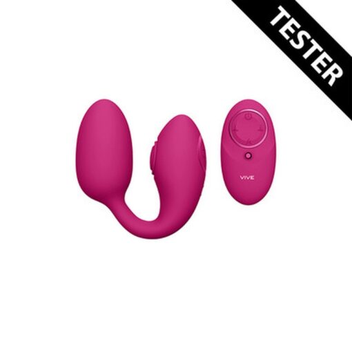TESTER OVO VIBRATÓRIO COM COMANDO AIKA PULSE WAVE ROSA VIVE