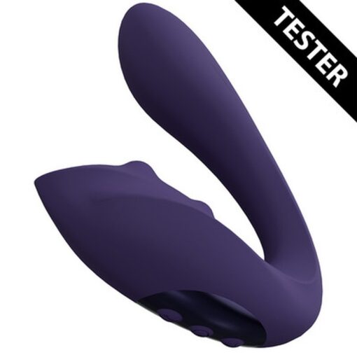 TESTER VIBRADOR PARA CASAL YUKI G-SPOT WITH MASSAGING BEADS ROXO VIVE