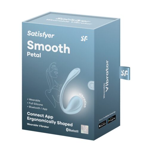 OVO SMOOTH PETAL CONNECT APP - WEARABLE COUPLE VIBRATOR - AZUL SATISFYER - Image 3