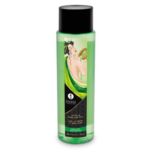GEL DE DUCHE E BANHO - MENTA SENSUAL - 12.5 FL OZ / 370 ML - SHUNGA EROTIC ART - Image 2