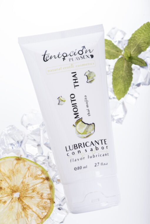 LUBRIFICANTE COM SABOR A MOJITO THAI 80ML TENTACIÓN PLAY SEX - Image 2