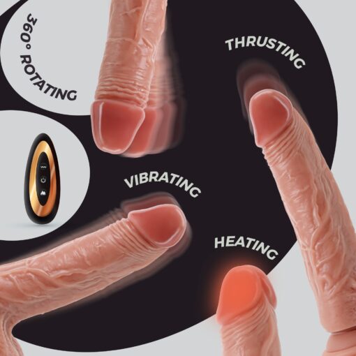 VIBRADOR DE SILICONE LÍQUIDO INVIKTUS VIBE 7,5 CRUSHIOUS PELE - Image 10