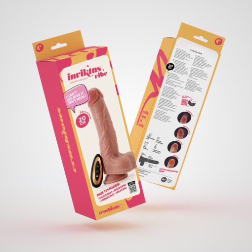 VIBRADOR DE SILICONE LÍQUIDO INVIKTUS VIBE 7,5 CRUSHIOUS PELE - Image 12