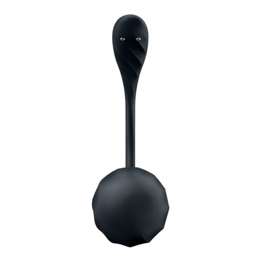 OVO VIBRATÓRIO COM APLICAÇÃO RIBBED PETAL CONNECT APP PRETO SATISFYER - Image 2