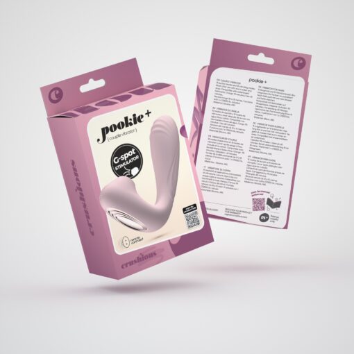 ESTIMULADOR COM CONTROLO REMOTO POOKIE + CRUSHIOUS ROSA - Image 12