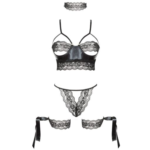 CONJUNTO DE 5 PEÇAS SHAQUILA PRETO BEAUTY NIGHT FASHION - Image 3