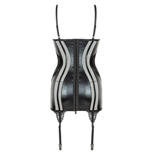 CAMISA DE NOITE E TANGA MARILYN PRETA BEAUTY NIGHT FASHION - Image 7