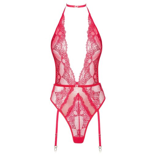 BODY ADELAIDE VERMELHO CEREJA BEAUTY NIGHT FASHION - Image 3