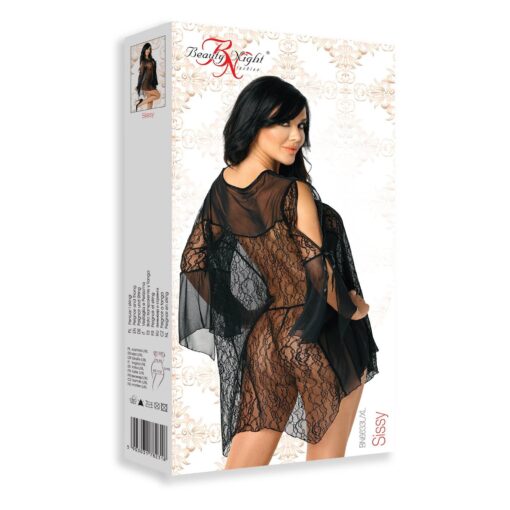 ROBE E TANGA SISSY PRETO BEAUTY NIGHT FASHION - Image 7