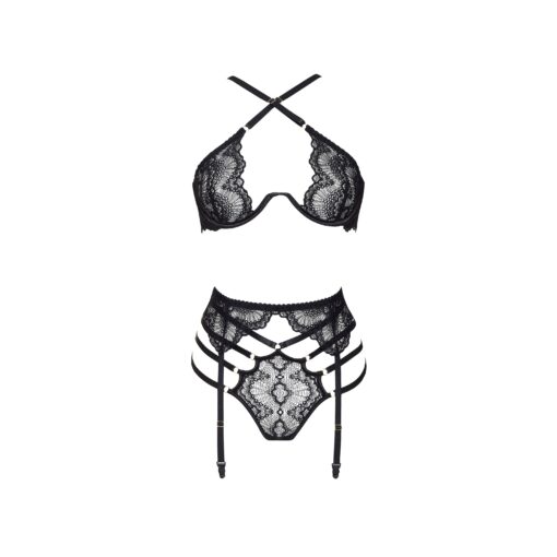 CONJUNTO DE 2 PEÇAS NATASHA PRETO BEAUTY NIGHT FASHION - Image 2