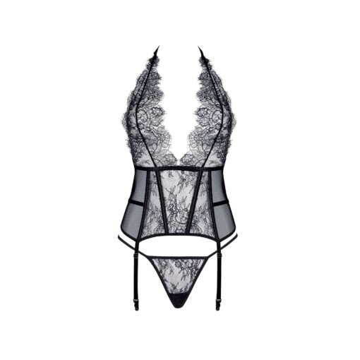 CORPETE E TANGA ESTERA PRETO BEAUTY NIGHT FASHION - Image 2