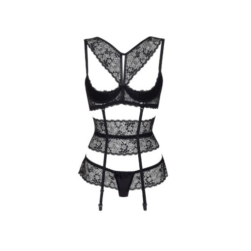 CONJUNTO DE 3 PEÇAS LILLIE PRETO BEAUTY NIGHT FASHION - Image 2