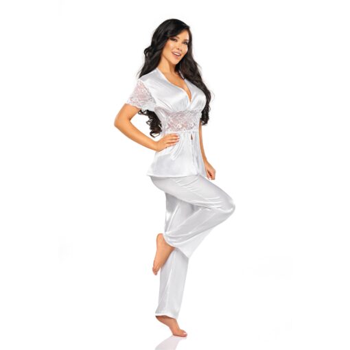 CONJUNTO DE 2 PEÇAS MISSY BRANCO BEAUTY NIGHT FASHION - Image 3