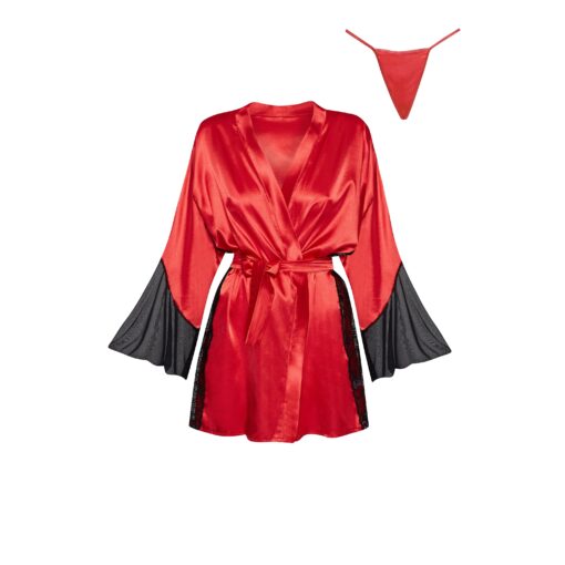 ROBE E TANGA SARA VERMELHO BEAUTY NIGHT FASHION - Image 2