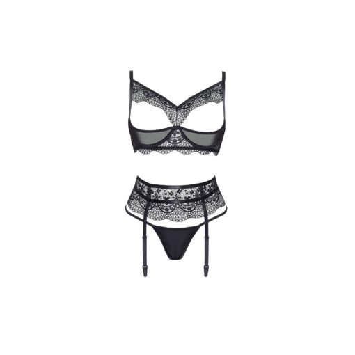 CONJUNTO DE 3 PEÇAS CHIARA PRETO BEAUTY NIGHT FASHION - Image 2